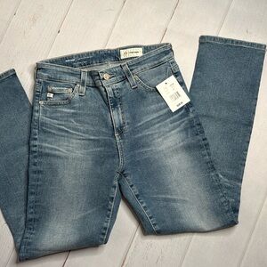 NWT - AG-ED Denim Mari Crop - High Rise Slim Straight - Size 27